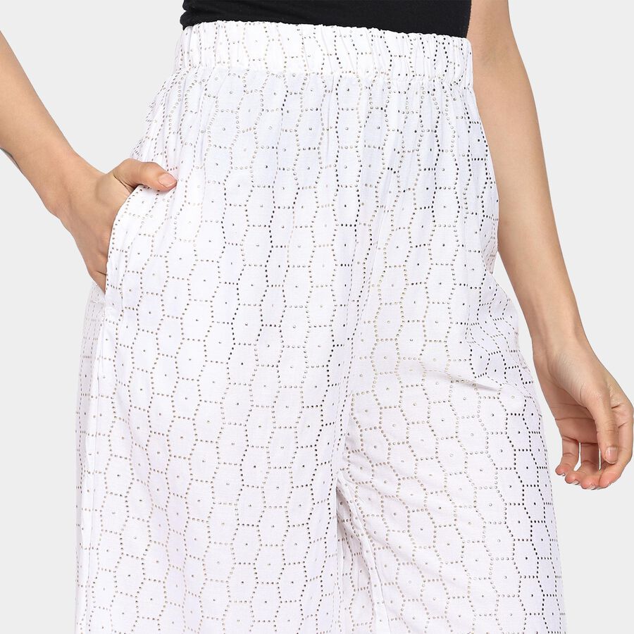 Ladies' Palazzos , ऑफ व्हाइट, large image number null