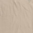 Boys' Beige Round Neck Casual T-Shirt, गहरा पीला, small