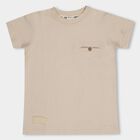Boys' Half Sleeves T-Shirt, गहरा पीला, small image number null