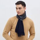 Men's Muffler, Navy Blue, small image number null