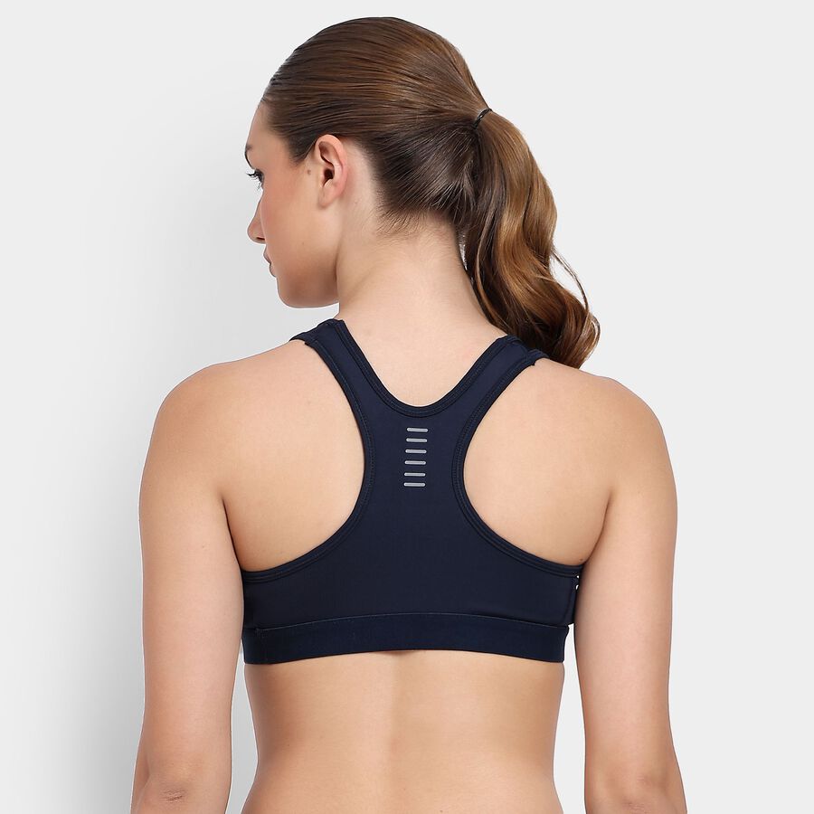 Ladies' Skinny Sports Bra, Navy Blue, large image number null