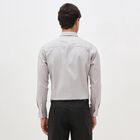 Men's Light Grey Slim Fit Formal Shirt, हल्का ग्रे, small image number null