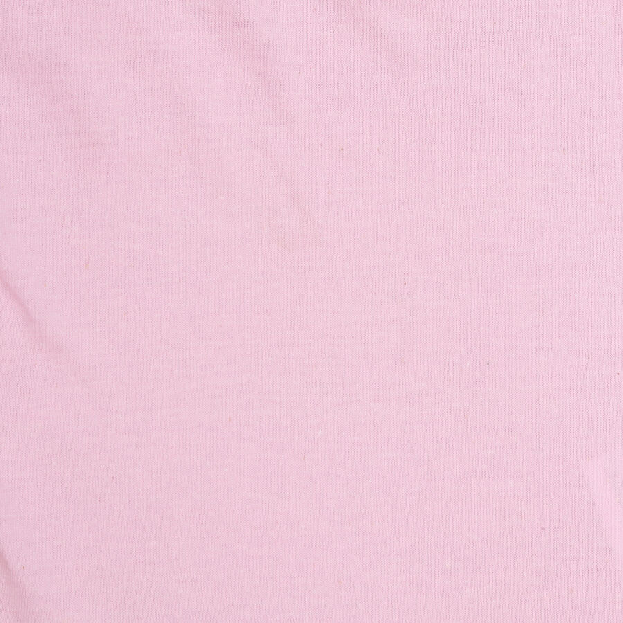 Girls Cotton Solid Vest, Light Pink, large image number null