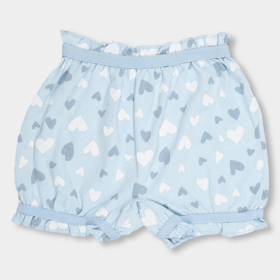 Girls' 100% Cotton Bloomer , Light Blue, large image number null