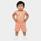 Infants' Short Set, Peach, small