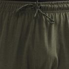 Unisex Black Regular Fit Basic Bermuda Shorts, Olive, small image number null