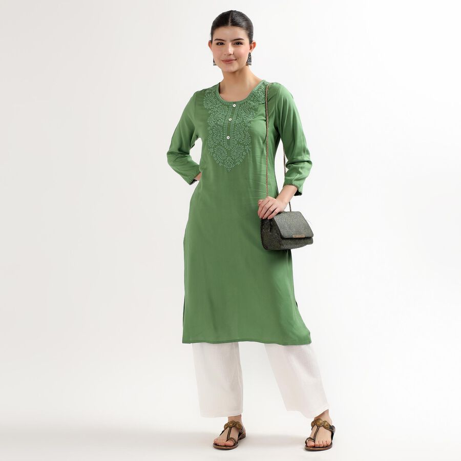 Ladies' Kurta, ओलिव, large image number null