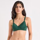 Ladies' Padded Bra, Dark Green, small image number null