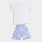 Boys' 100% Cotton Knit Baba Suit , सफ़ेद, small image number null