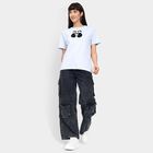 Ladies' 100% Cotton Jeans , Black, small image number null