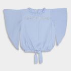 Girls' T-Shirt , Light Blue, small
