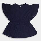 Girls' T-Shirt, Navy Blue, small image number null