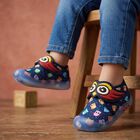 Girls' Blue Slip-On Casual Shoes, Blue, small