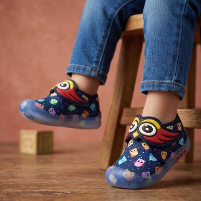 Girls' Blue Slip-On Casual Shoes
