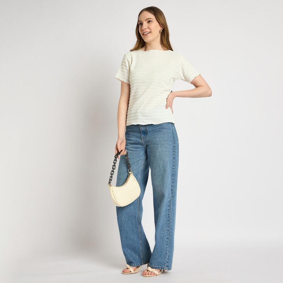 Ladies' Top , Off White, large
