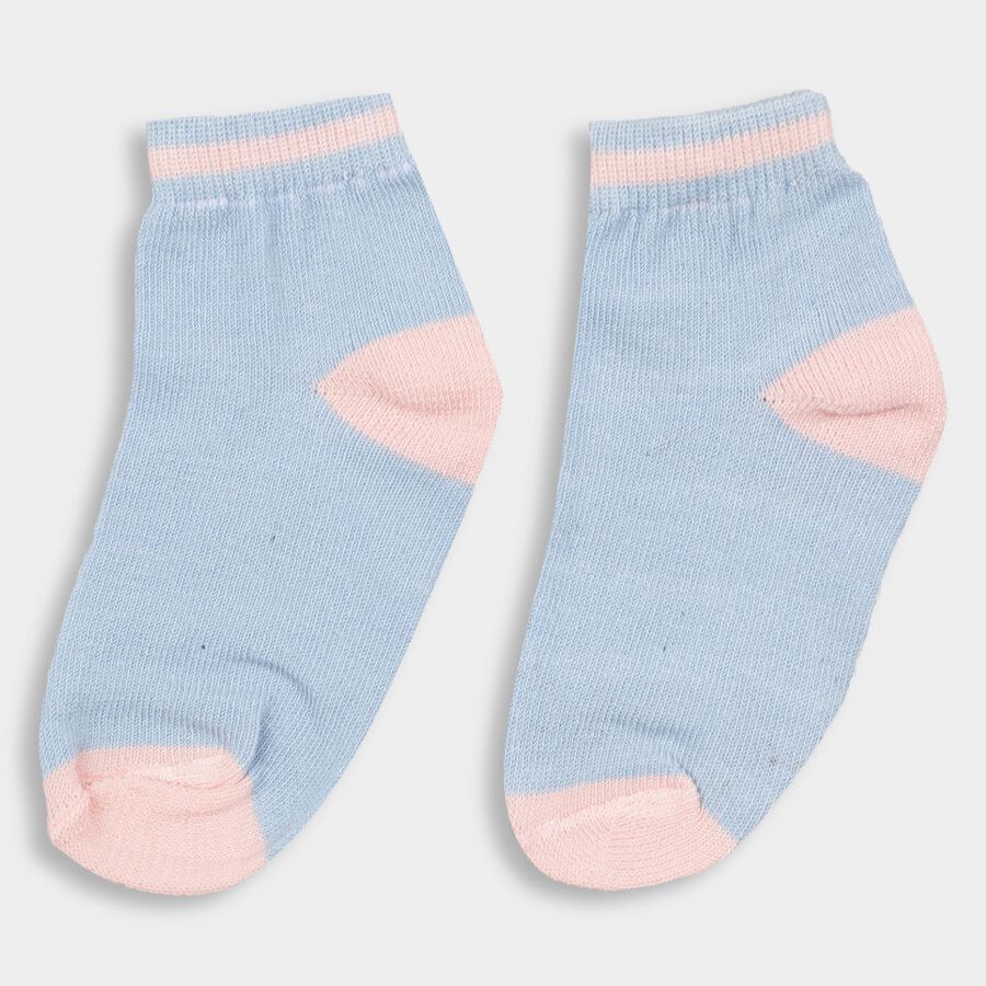 Girls' Socks , एक्वा, large image number null