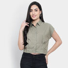 Solid Shirt, ओलिव, small image number null