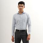 Men's Light Blue Cut Away Collar Formal Shirt, Light Blue, small image number null