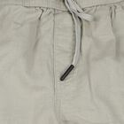 Boys' Light Green Cotton Regular Fit Trousers, Light Green, small