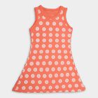 Girls' Frock , Coral, small