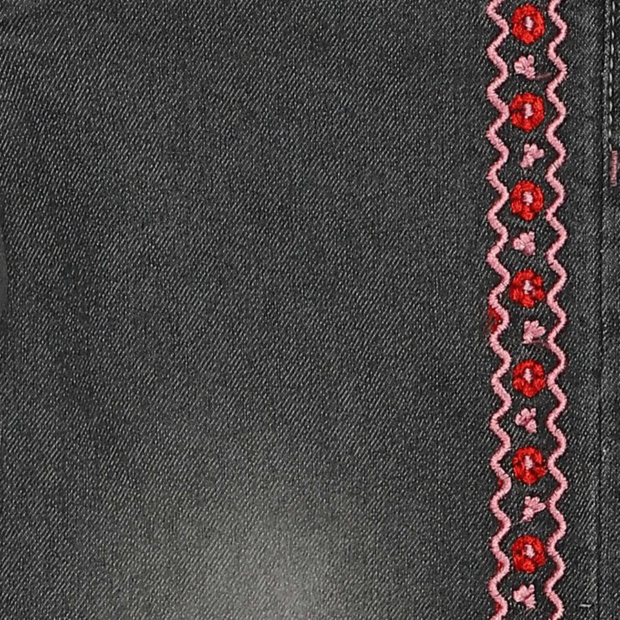 Girls' Jeans, Light Grey, large