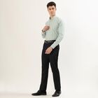 Men's Muted Sage Green Button Down Classic Formal Shirt, हल्का हरा, small image number null