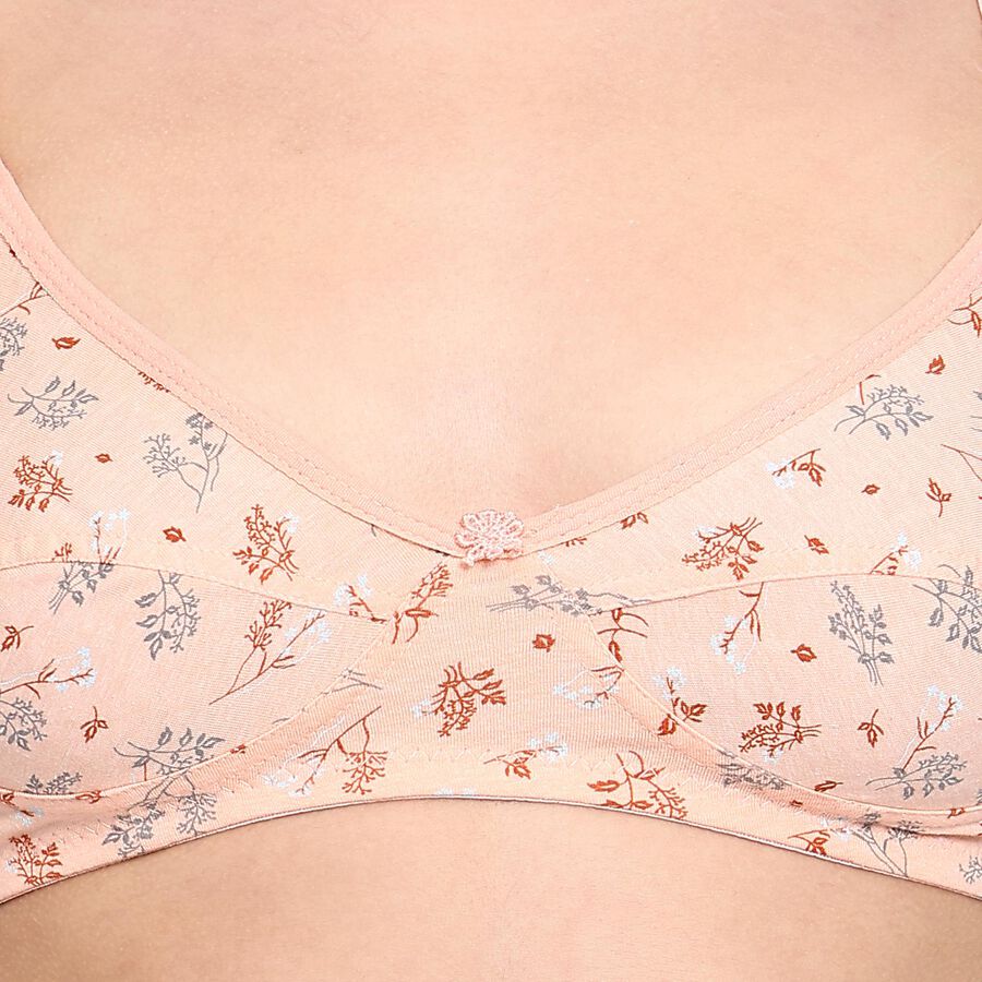 Ladies' Bra , पीच, large image number null
