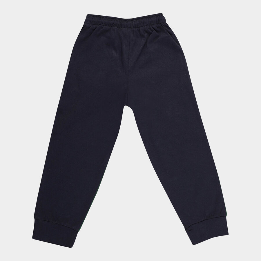 Boys Cut & Sew Pyjama, Navy Blue, large image number null