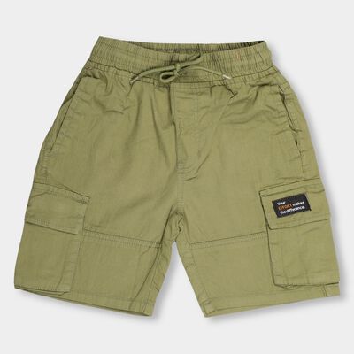 Boys' 100% Cotton Cargo Bermuda