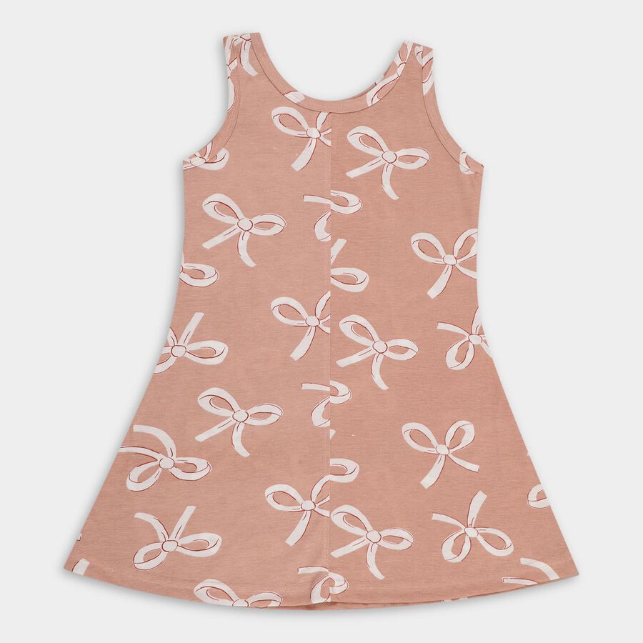 Girls' Frock, हल्का गुलाबी, large image number null