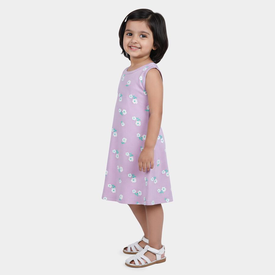 Girls' Frock, Lilac, large