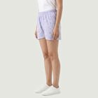 Women Light Blue Regular Fit Printed Shorts, Light Blue, small