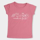 Girls' T-Shirt, Pink, small