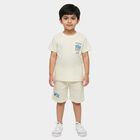 Boys' Knit Baba Suit, White, small