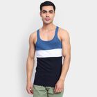 Men's 100% Cotton Gym T-Shirt , Mid Blue, small