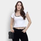 Ladies'  Crop  Top, White, small image number null