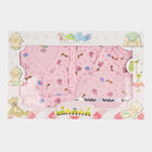 Infants Printed Cotton Baby Gift Set, Pink, small image number null