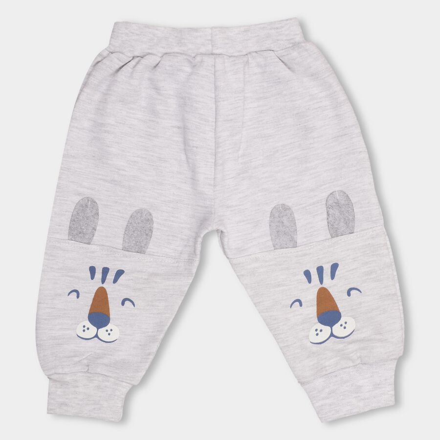 Infants' 100% Cotton Pyjama, Melange Light Grey, large image number null