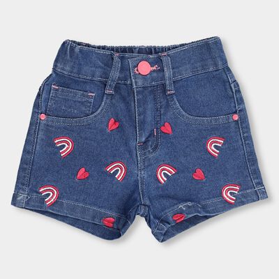 Girls' Buttoned Shorts