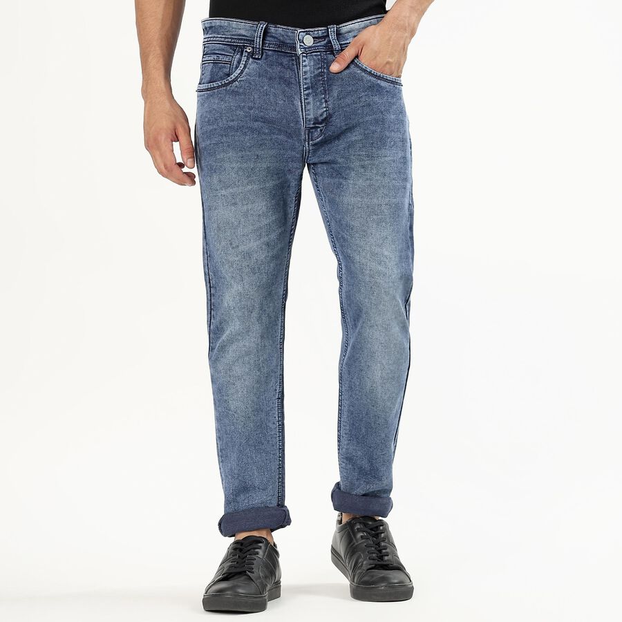 Men's Slim Fit Jeans, Light Blue, large image number null