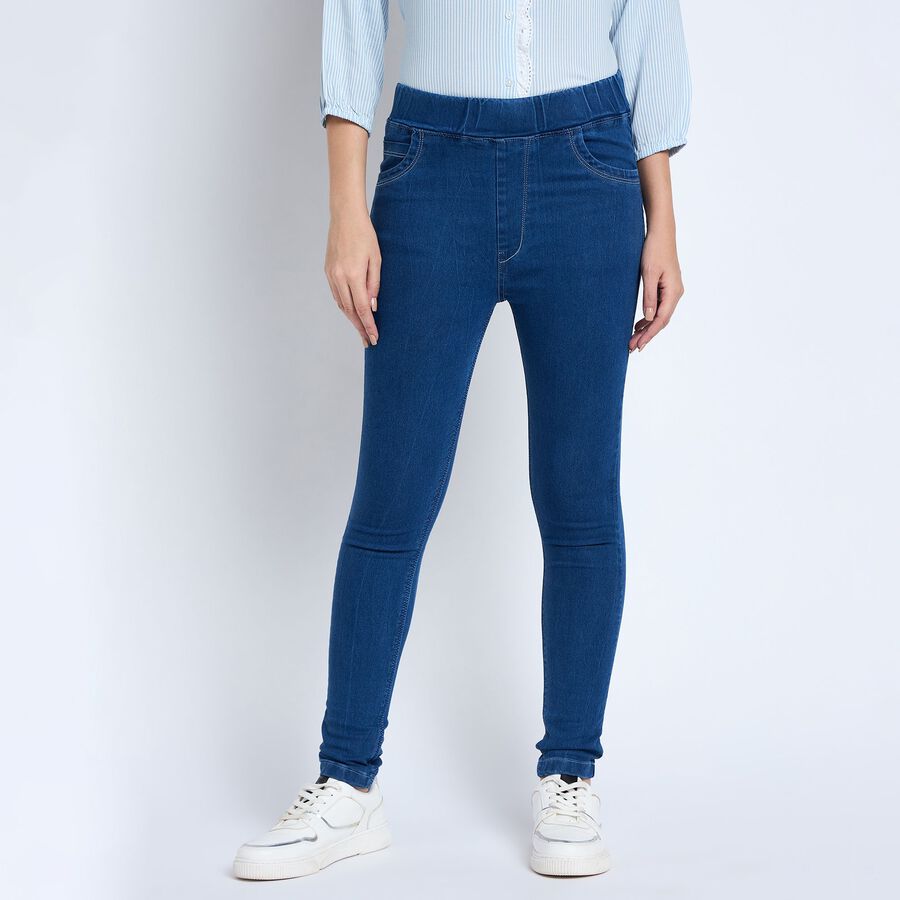 Ladies' Jeans , Mid Blue, large image number null