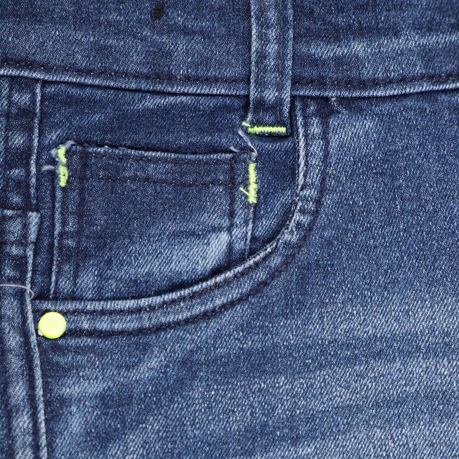 Boys Slim Fit Jeans, गहरा नीला, large image number null