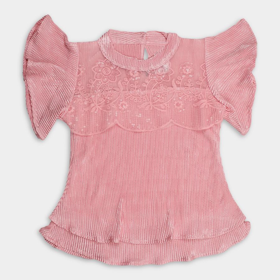 Girls' T-Shirt , गुलाबी, large image number null