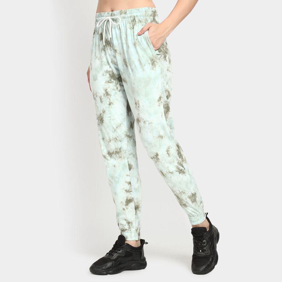 Ladies' 100% Cotton Track Pants, Light Green, large image number null