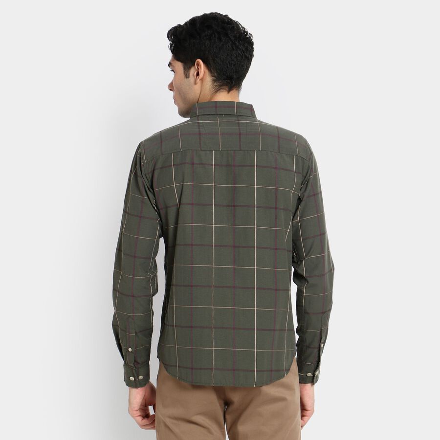 Men's Casual Shirt, ओलिव, large image number null