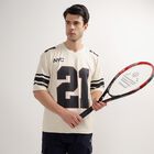 Men's Drifit T-Shirt, ऑफ व्हाइट, small image number null