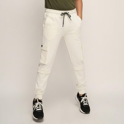 Boys' Off-White Cotton Blend Cargo Pyjama
