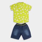 Boys' 100% Cotton Woven Baba Suit , Light Green, small image number null