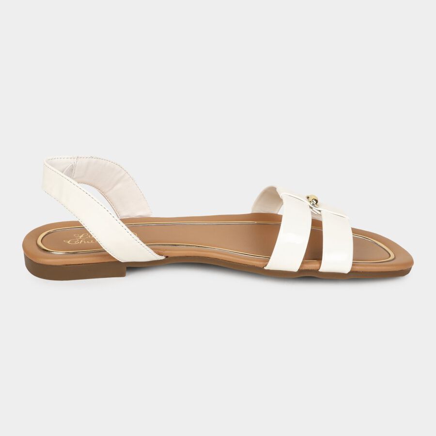 Womens Sandals, सफ़ेद, large image number null