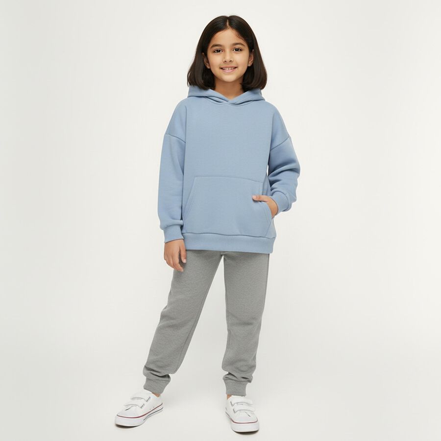 Girls Light Grey Thermal Lower, Light Grey, large image number null